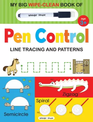 MY BIG WIPE AND CLEAN BOOK OF PEN CONTROL : LINE TRACING AND PATTERNS